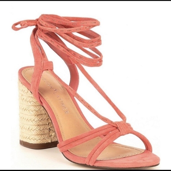 Gibson Latimer Shoes - Gibson Latimer Tasha Suede Lace Up Heeled Sandals